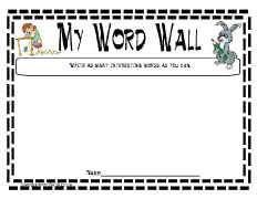 Word Wall Game