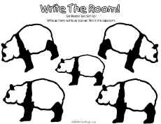 Write the Room-Panda Bears