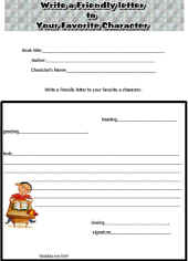 Friendly Letter Worksheets