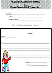 Friendly Letter Worksheets