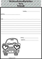 Friendly Letter Worksheets