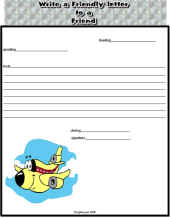 Friendly Letter Worksheets