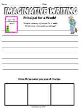Imaginative Writing Worksheet-Principal