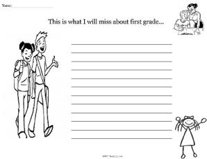 Narrative Writing Worksheet-Miss First Grade Worksheet