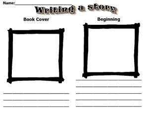 Narrative Writing Worksheet-Writing a Story Worksheet