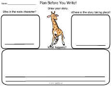 Grammar Worksheets/Writing Maps-Story(plan/write)