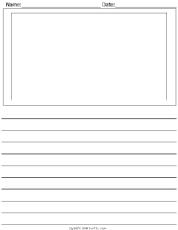 Writing Paper-Lined Worksheet