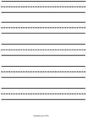 Writing Paper-Plain Worsheet(primary lined)