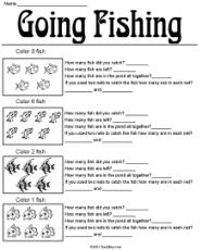 Math Worksheet-Counting Fish
