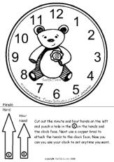 Math Worksheet-Time-Clock