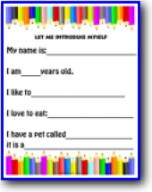 Back to School Worksheet