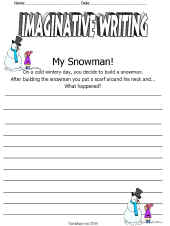 Themes/Snowman-Imaginative Writing