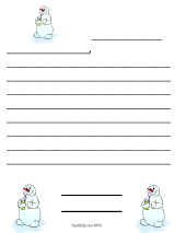 Themes/Snowman-Friendly Letter
