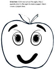 Themes/Johnny Appleseed-Apple Puppet