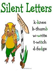 Phonics-Silent Letters Poster