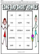 Phonics-Short Vowels