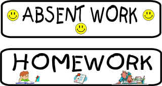 Printable Classroom Label- Homework 