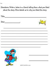 Reading Comprehension/Advanced Readers Worksheet