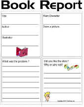 Reading Comprehension Worksheet/Book Report