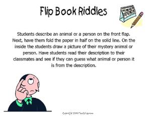 Reading Comprehension-Flip Book Riddle