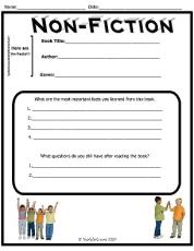 Reading Comprehension/Genre Worksheet