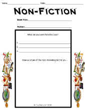 Reading Comprehension/Genre Worksheet