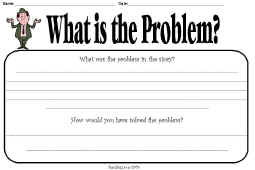 Reading Comprehension-Problem Is Worksheet