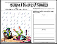 Reading Comprehension-Setting Worksheet