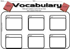 Reading Vocabulary/Sight Words/1st Grade Dolch List