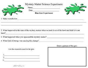 Science-Experiment Worsheets