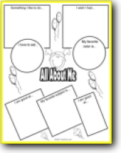 Social Studies-All About Me Worksheets
