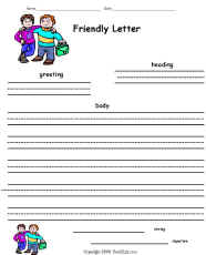 Themes/Friendships-Friendly Letter