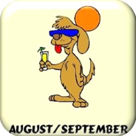 Calendars|August & September Button