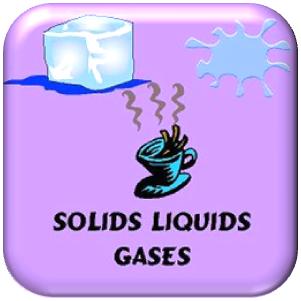 Science|Solid Liquid Gas Button