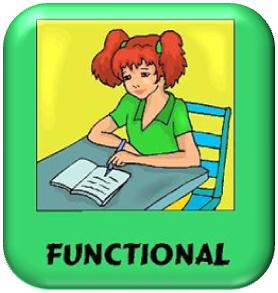 Functional Writing Button