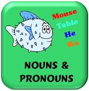 Nouns & Pronouns Button